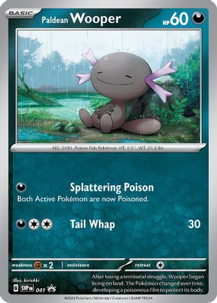 Paldean Wooper 041 - Promo
