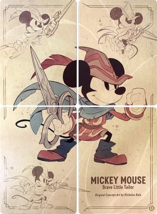 Mickey Mouse (Brave Little Tailor Puzzle Insert) -