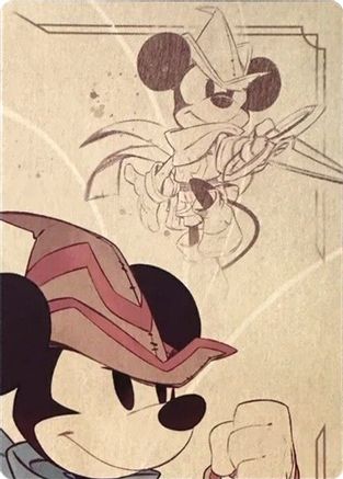 Mickey Mouse (Brave Little Tailor Puzzle Insert) -