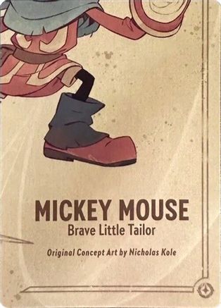 Mickey Mouse (Brave Little Tailor Puzzle Insert) -