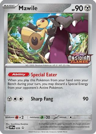 Mawile (Prerelease) [Staff] 039 - Promo