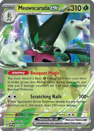 Meowscarada ex 033 - Holofoil - Promo