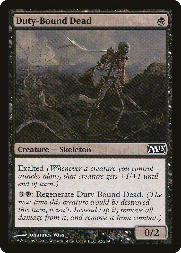 Duty-Bound Dead (M13-092)  Foil