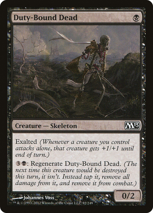 Duty-Bound Dead (M13-092)