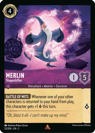 Merlin (Shapeshifter) - 53/204 - Rare (Foil)