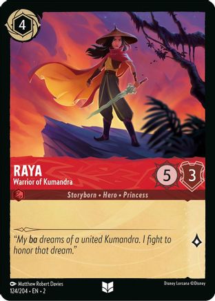 Raya (Warrior of Kumandra) - 124/204 - Uncommon (Foil)
