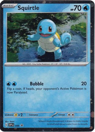 Squirtle (Cosmos Holo) 048 - Holofoil - Promo