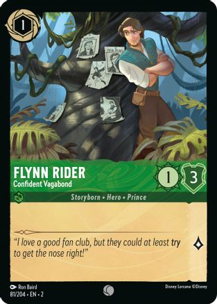 Flynn Rider (Confident Vagabond) - 81/204 - Common (Foil)
