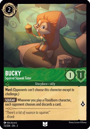 Bucky (Squirrel Squeak Tutor) - 73/204 - Uncommon