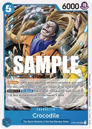 Crocodile (Tournament Pack Vol. 5) - ST03-003 - Super Rare