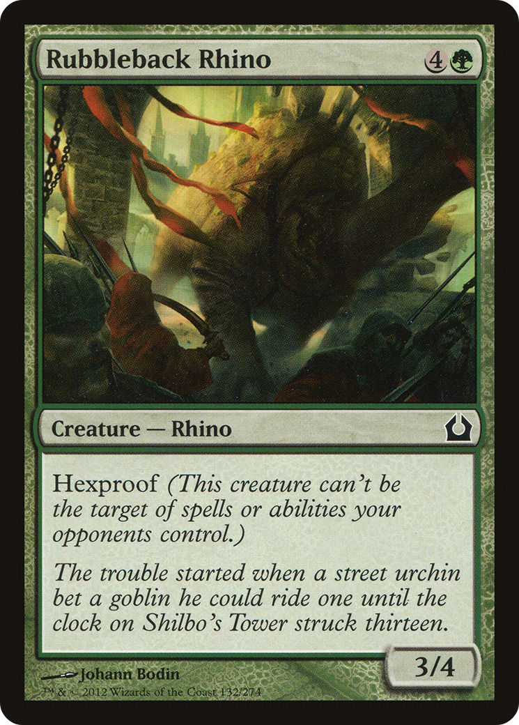 Rubbleback Rhino (RTR-132)