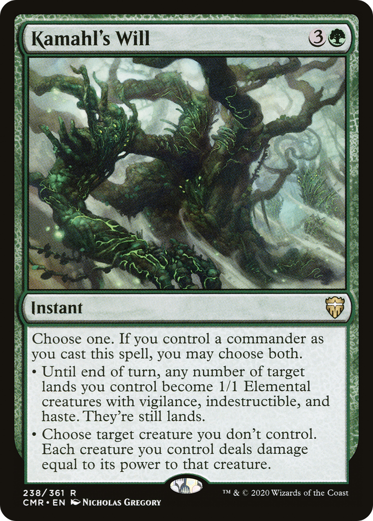 Kamahl's Will (CMR-238)  Foil