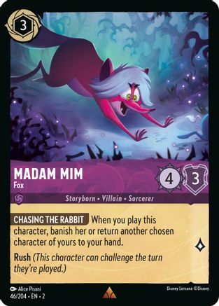 Madam Mim (Fox) - 46/204 - Rare (Foil)
