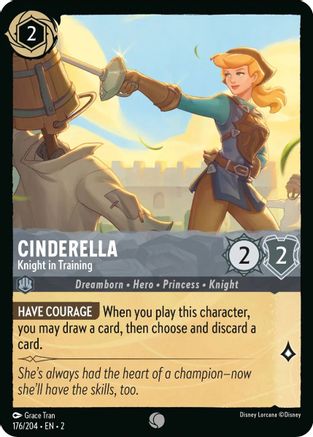 Cinderella (Knight in Training) - 176/204 - Common (Foil)