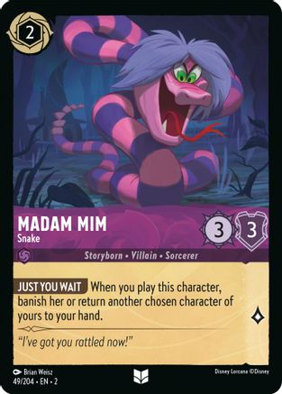 Madam Mim (Snake) - 49/204 - Uncommon (Foil)