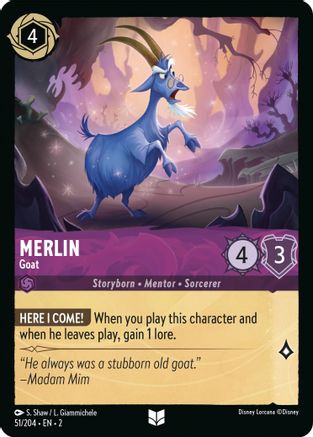 Merlin (Goat) - 51/204 - Uncommon (Foil)