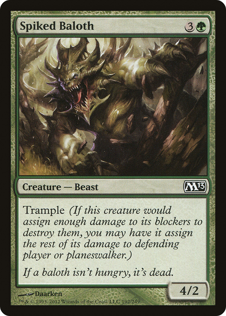 Spiked Baloth (M13-192)  Foil