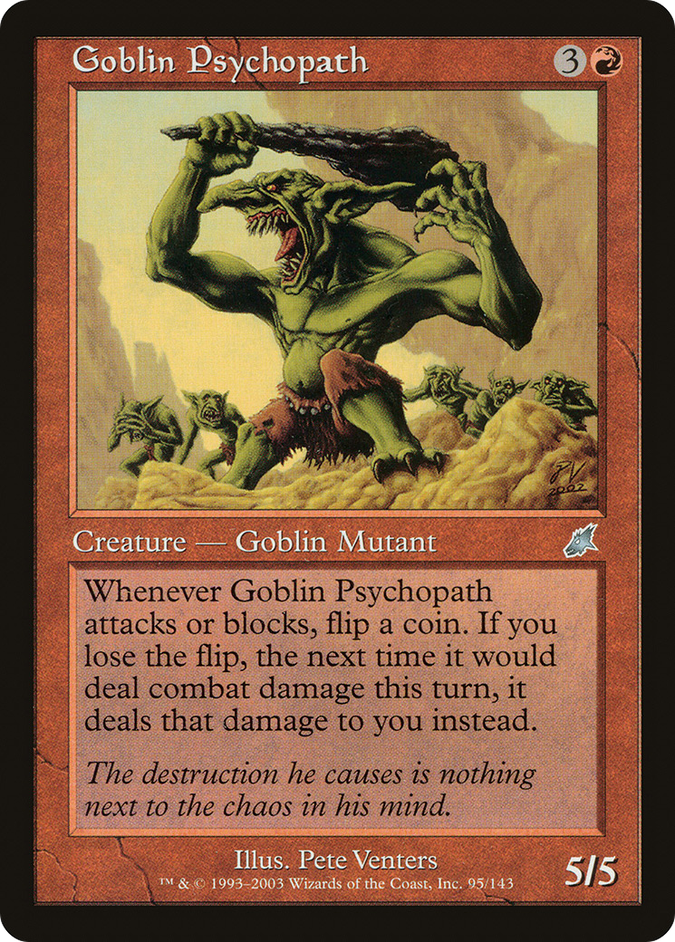 Goblin Psychopath (SCG-095)  Foil