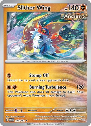 Slither Wing - 107/182 - Uncommon - Reverse Holo