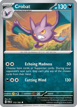 Crobat - 112/182 - Uncommon - Reverse Holo