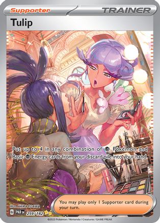 Tulip 259/182  - Holofoil SV04 Paradox Rift - Special Illustration Rare