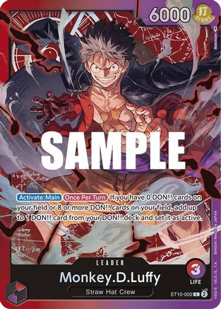 Monkey.D.Luffy - ST10-002 - Leader