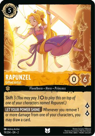 Rapunzel (Gifted Artist) - 19/204 - Uncommon (Foil)