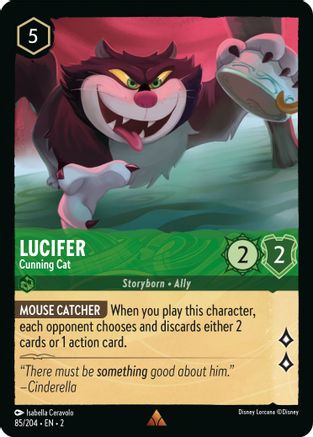Lucifer (Cunning Cat) - 85/204 - Rare