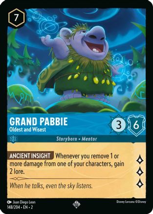 Grand Pabbie (Oldest and Wisest) - 148/204 - Super Rare (Foil)