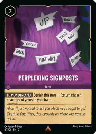Perplexing Signposts - 67/204 - Rare (Foil)