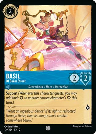 Basil (Of Baker Street) - 139/204 - Common (Foil)
