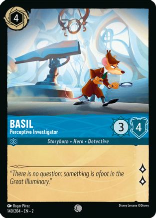 Basil (Perceptive Investigator) - 140/204 - Common (Foil)