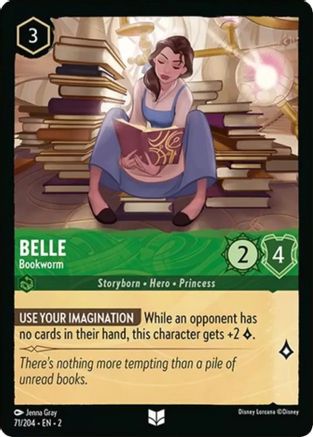 Belle (Bookworm) - 71/204 - Uncommon (Foil)