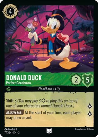 Donald Duck (Perfect Gentleman) - 77/204 - Uncommon (Foil)