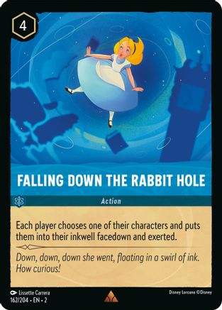Falling Down the Rabbit Hole - 162/204 - Rare (Foil)