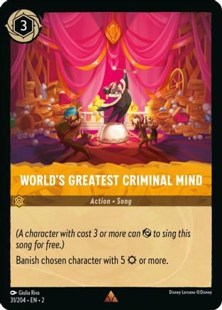 World's Greatest Criminal Mind - 31/204 - Rare (Foil)