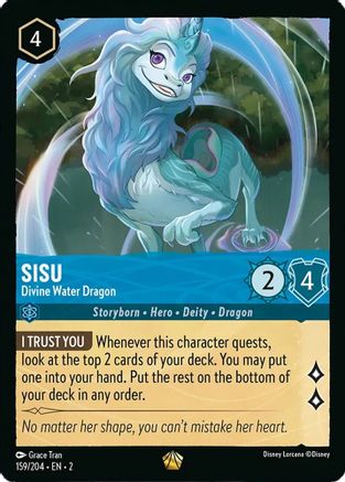 Sisu (Divine Water Dragon) - 159/204 - Legendary (Foil)