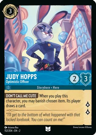 Judy Hopps (Optimistic Officer) - 152/204 - Uncommon (Foil)