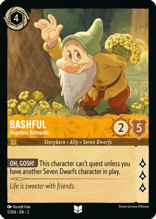 Bashful (Hopeless Romantic) - 1/204 - Uncommon (Foil)
