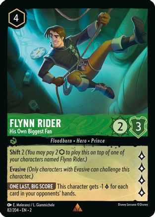 Flynn Rider (His Own Biggest Fan) - 82/204 - Rare (Foil)