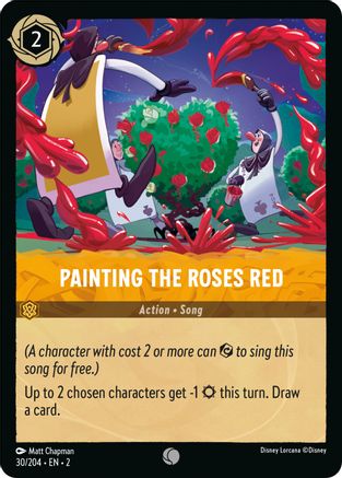 Painting the Roses Red - 30/204 - Common (Foil)