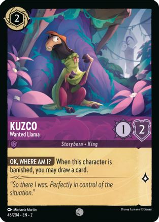 Kuzco (Wanted Llama) - 45/204 - Common (Foil)