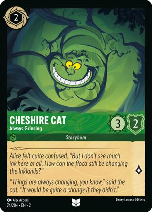 Cheshire Cat (Always Grinning) - 74/204 - Uncommon (Foil)