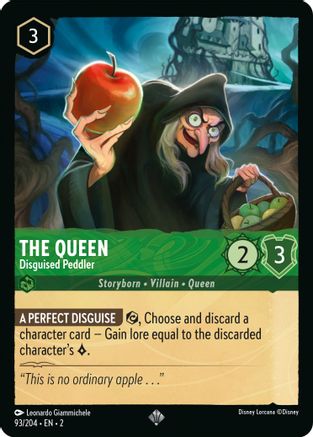 The Queen (Disguised Peddler) - 93/204 - Super Rare (Foil)