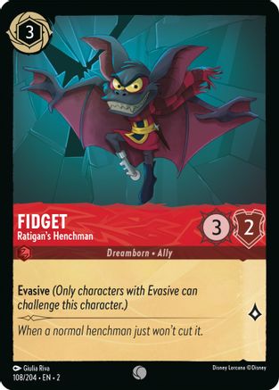 Fidget (Ratigan's Henchman) - 108/204 - Common (Foil)