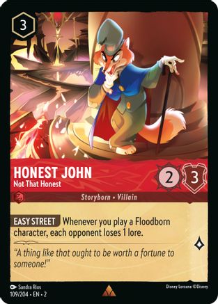Honest John (Not That Honest) - 109/204 - Rare (Foil)