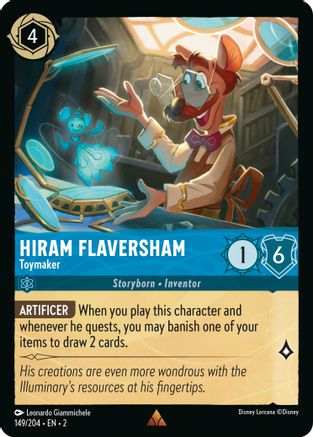 Hiram Flaversham (Toymaker) - 149/204 - Rare (Foil)