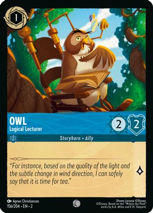 Owl (Logical Lecturer) - 156/204 - Common (Foil)