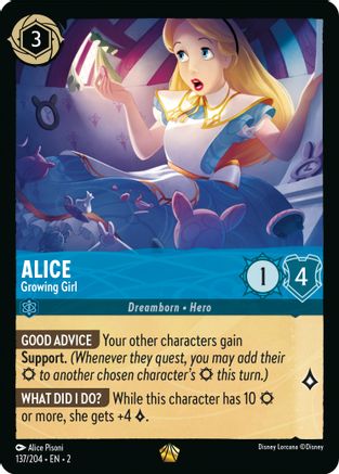 Alice (Growing Girl) - 137/204 - Legendary (Foil)