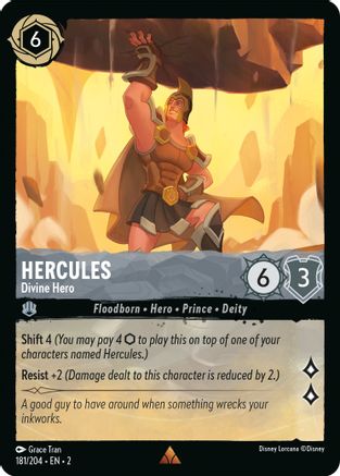 Hercules (Divine Hero) - 181/204 - Rare (Foil)